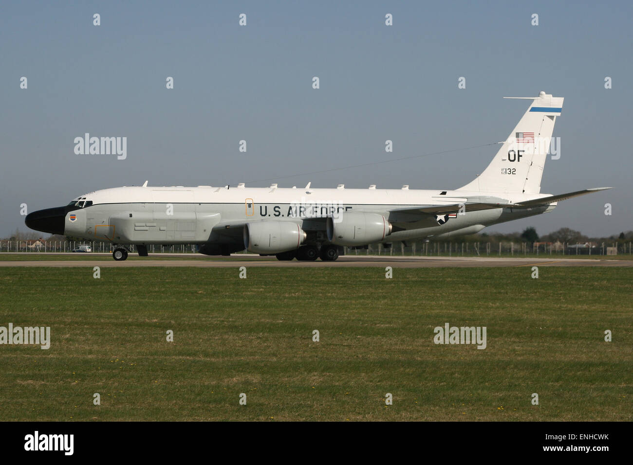 Il USAF RC 135 W giunto a rivetto Foto Stock