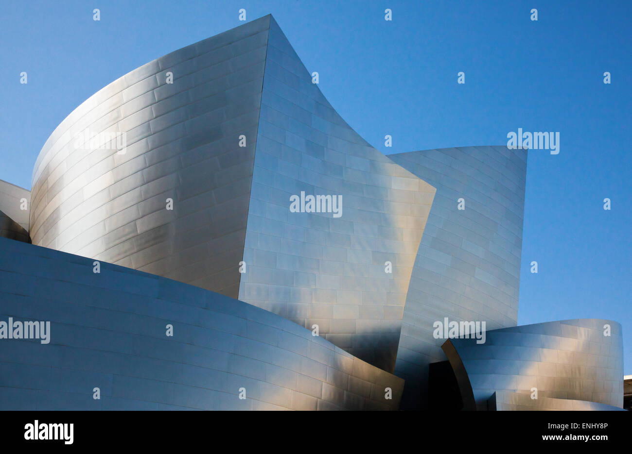 Stati Uniti, California, Los Angeles, Downtown, il Walt Disney Concert Hall di dettaglio Foto Stock