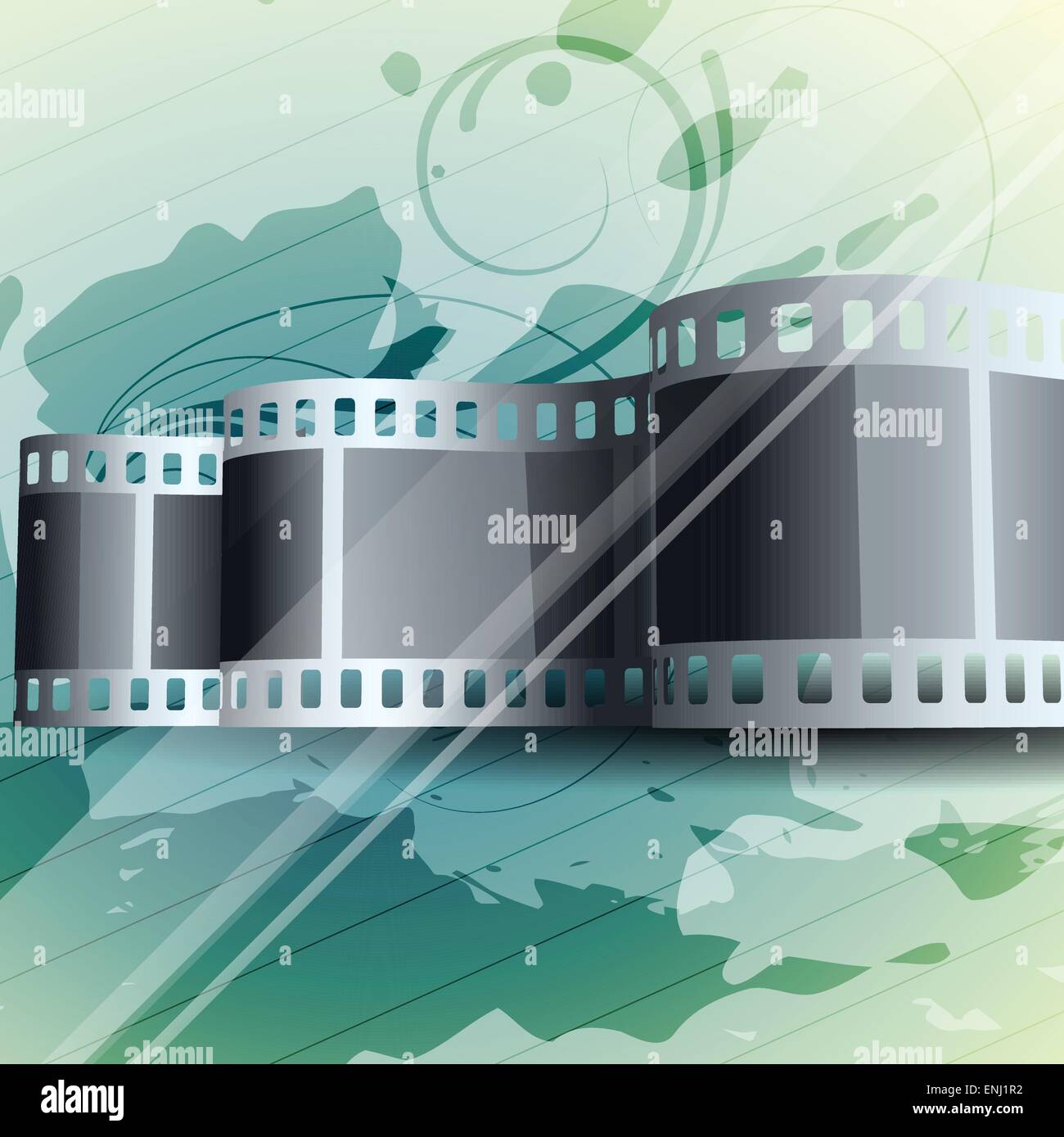 Foto di vettore aspo su sfondo astratto Illustrazione Vettoriale