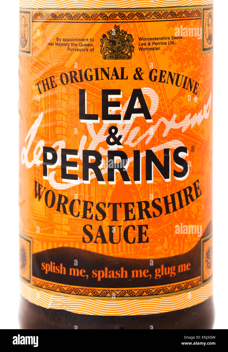 Lee e Perrins di salsa Worcestershire Foto Stock