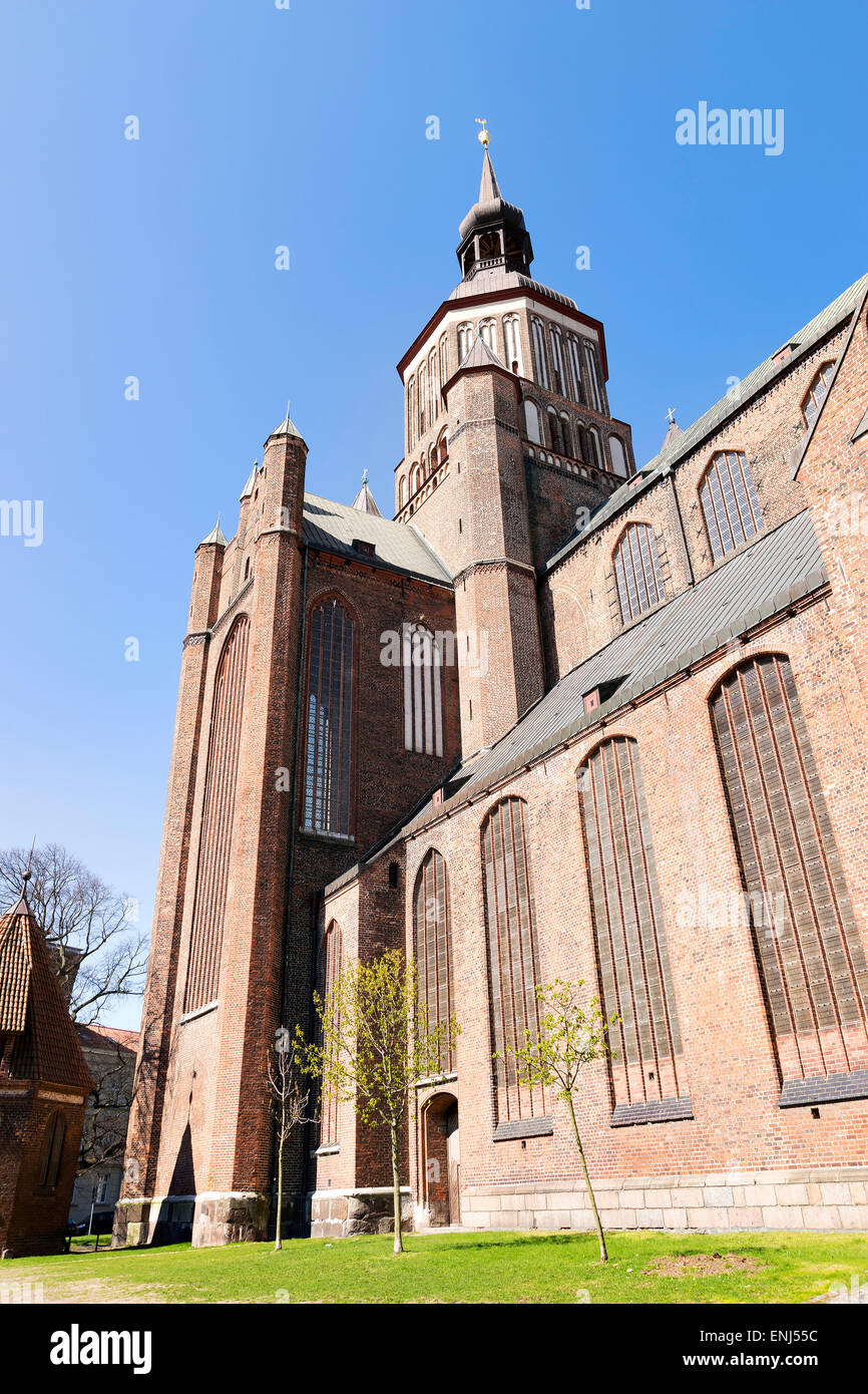 Immagine di San Marien chiesa in Stralsund, Germania Foto Stock