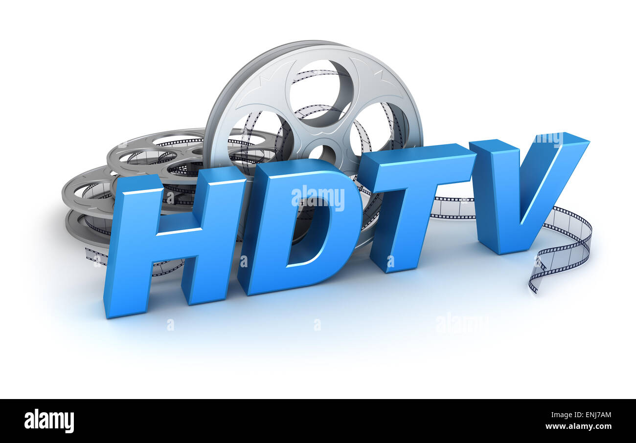 Video HDTV. Icona di concetto Foto Stock