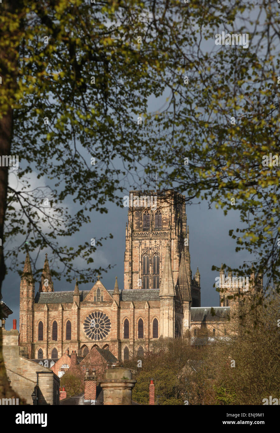 La storica Durham Cathedral in Durham Regno Unito Foto Stock