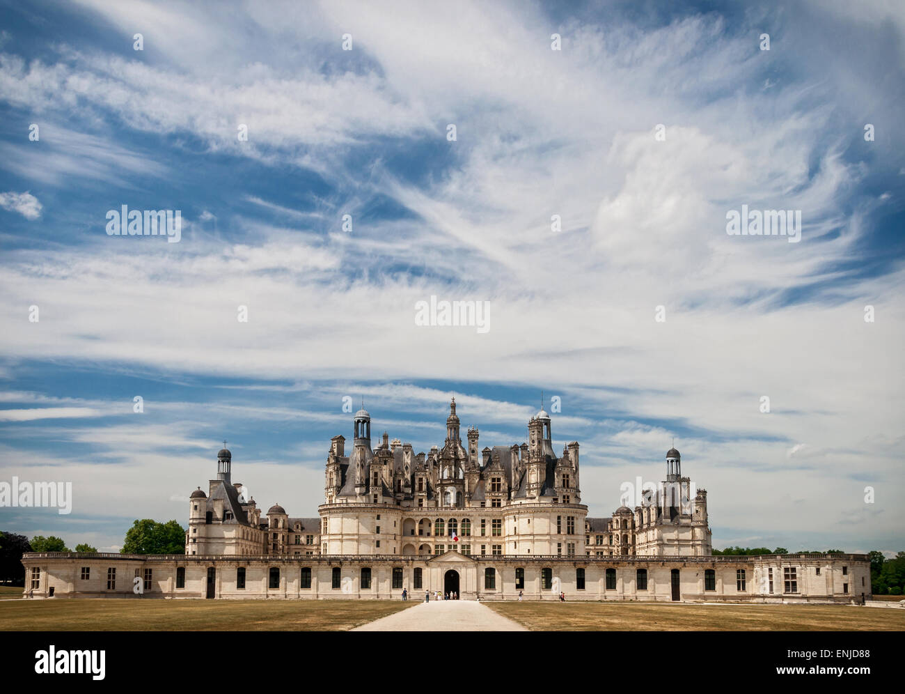 Chateau de Chambord Foto Stock