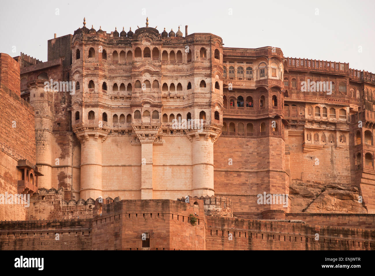 Fort Meherangarh, Jodhpur, Rajasthan, India Foto Stock
