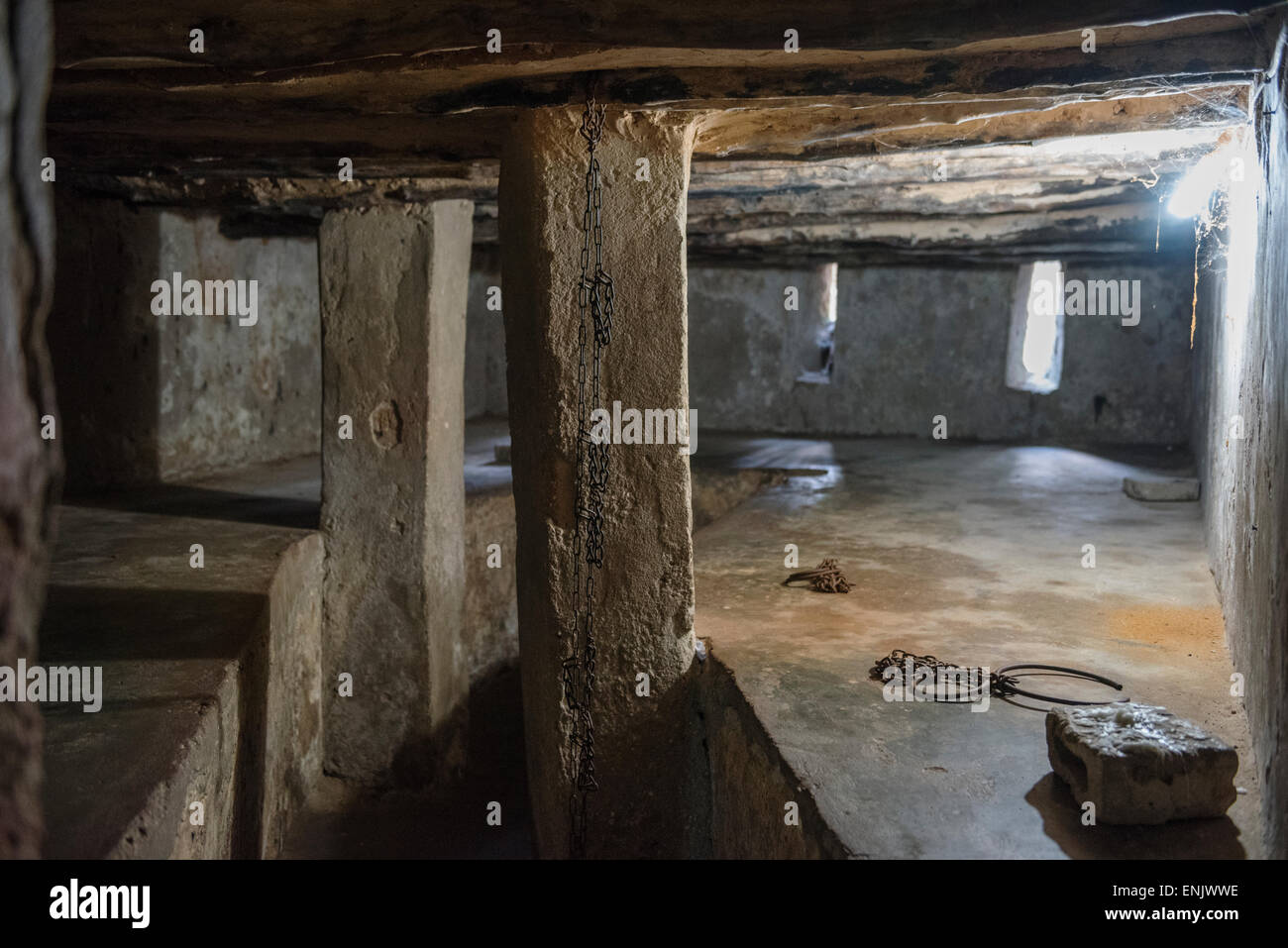 Prigione di slave, Zanzibar Stone Town di Unguja, Arcipelago di Zanzibar, Tanzania Foto Stock