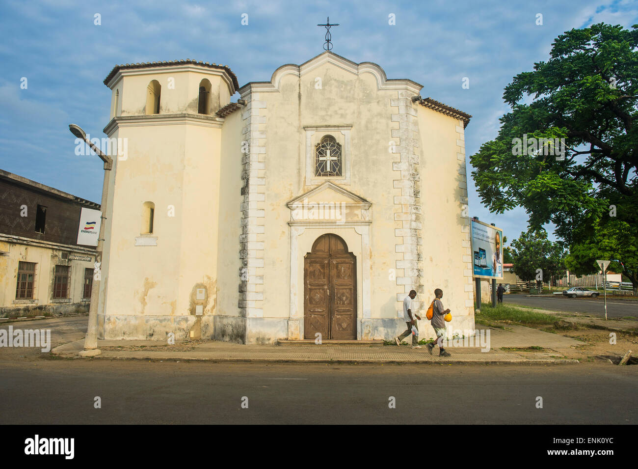 Città di Sao Tome, Sao Tome e Principe, Oceano Atlantico, Africa Foto Stock