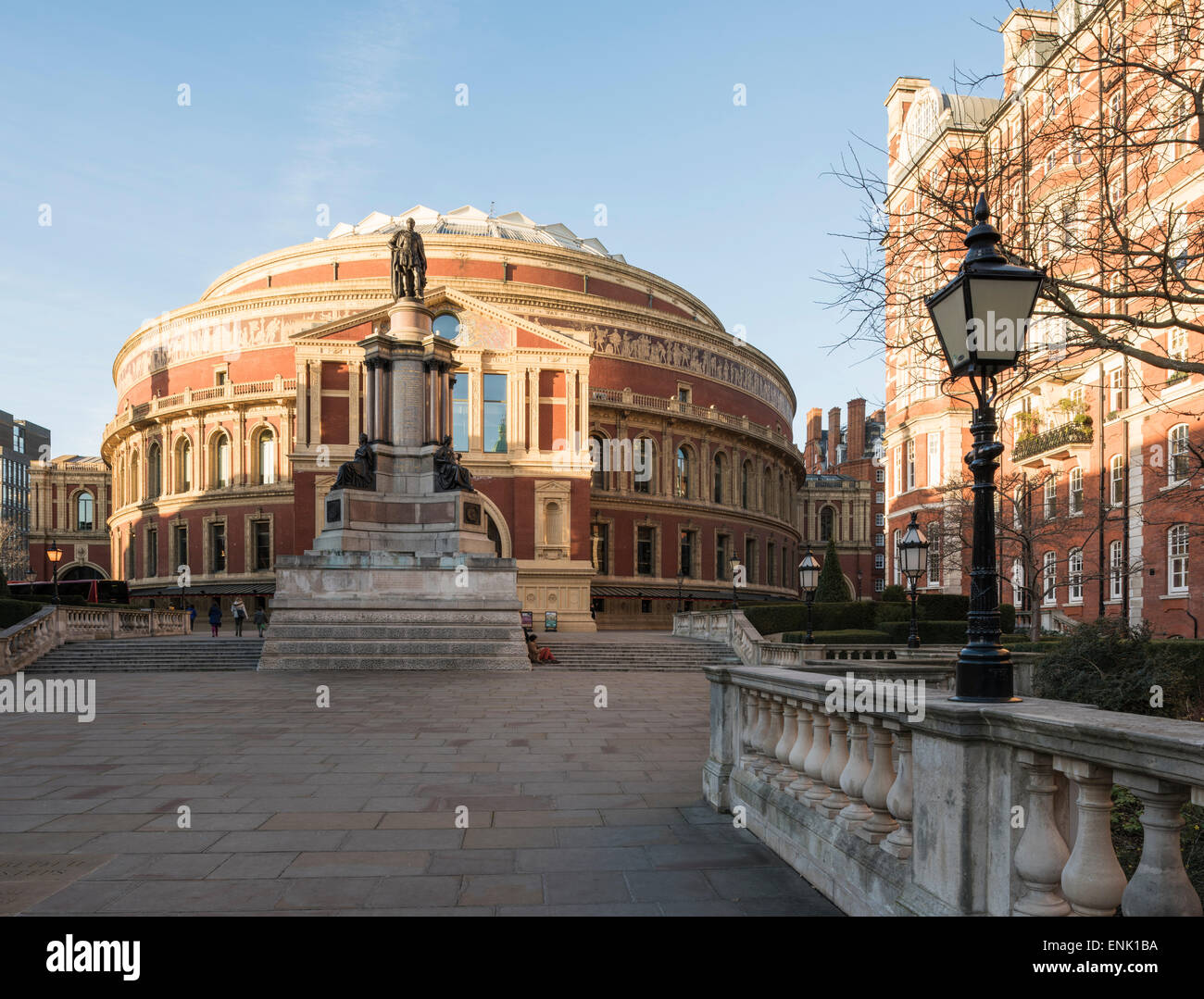 Esterno della Royal Albert Hall, Kensington, London, England, Regno Unito, Europa Foto Stock