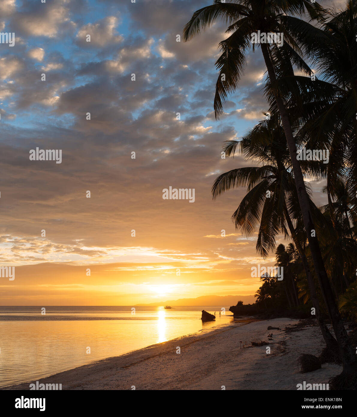 Eun Beach, Isola di Bohol, Visayas, Filippine, Sud-est asiatico, in Asia Foto Stock