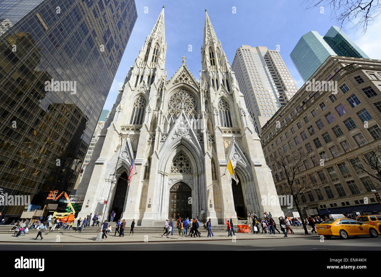 La Cattedrale di San Patrizio è una chiesa cattolica romana in Manhattan New York Foto Stock