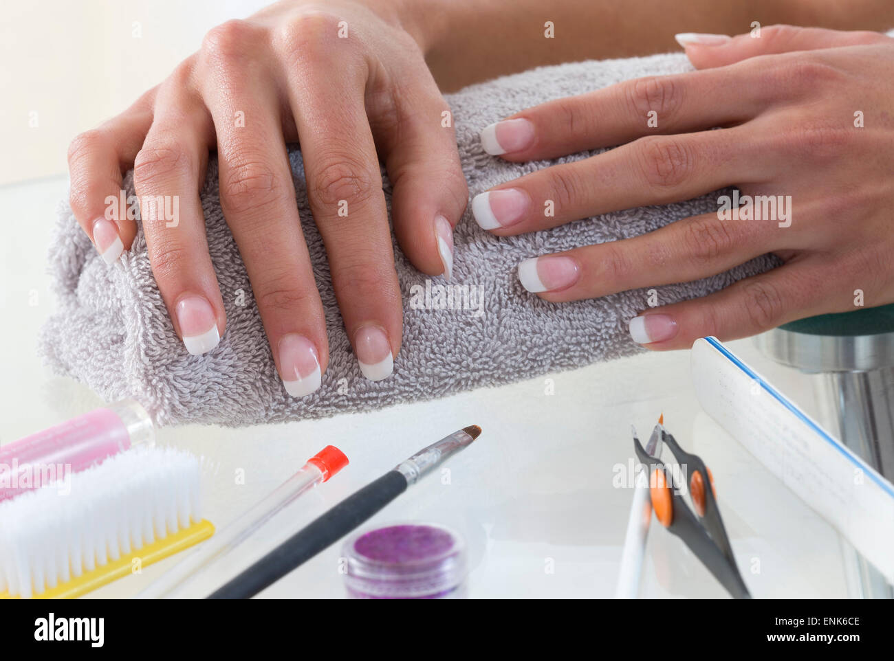 Manicure Foto Stock