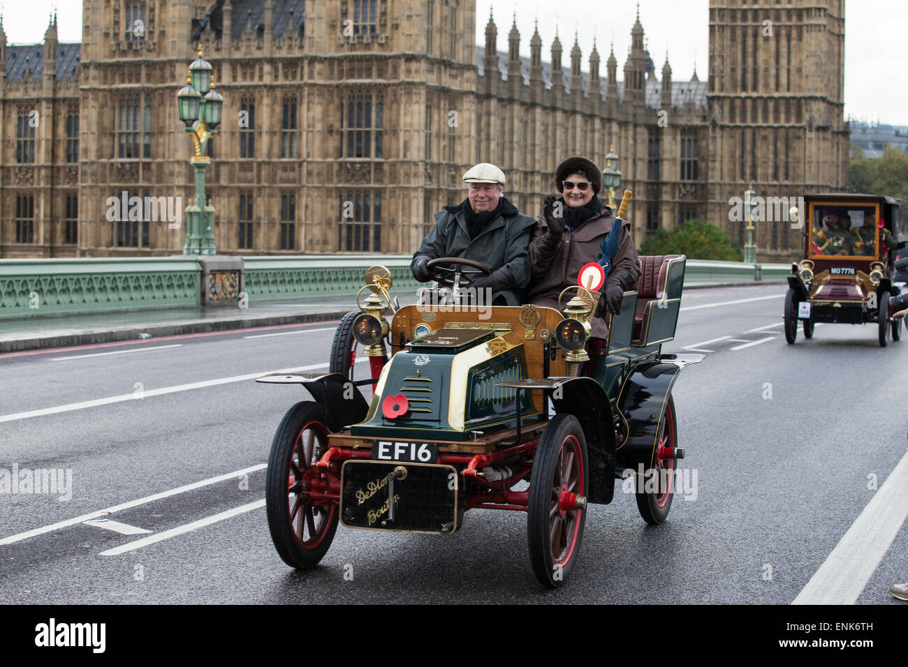 Bonhams Londra a Brighton Veteran Car Run 2014 dotate di: vista,Contestant dove: Londra, Regno Unito quando: 02 Nov 2014 Foto Stock