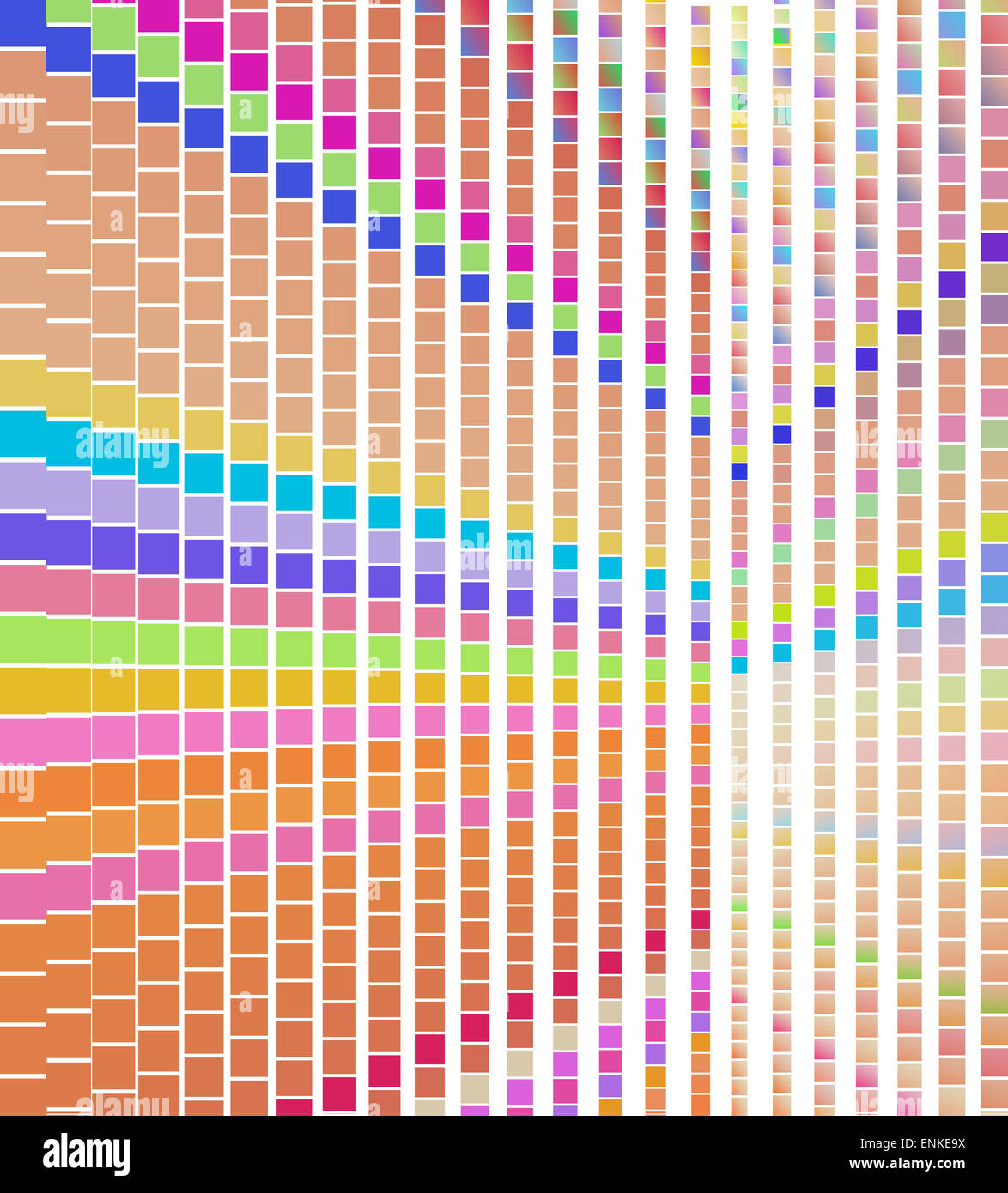 Abstract colorato disegno quadrato, punti di pixel di sfondo a mosaico Foto Stock