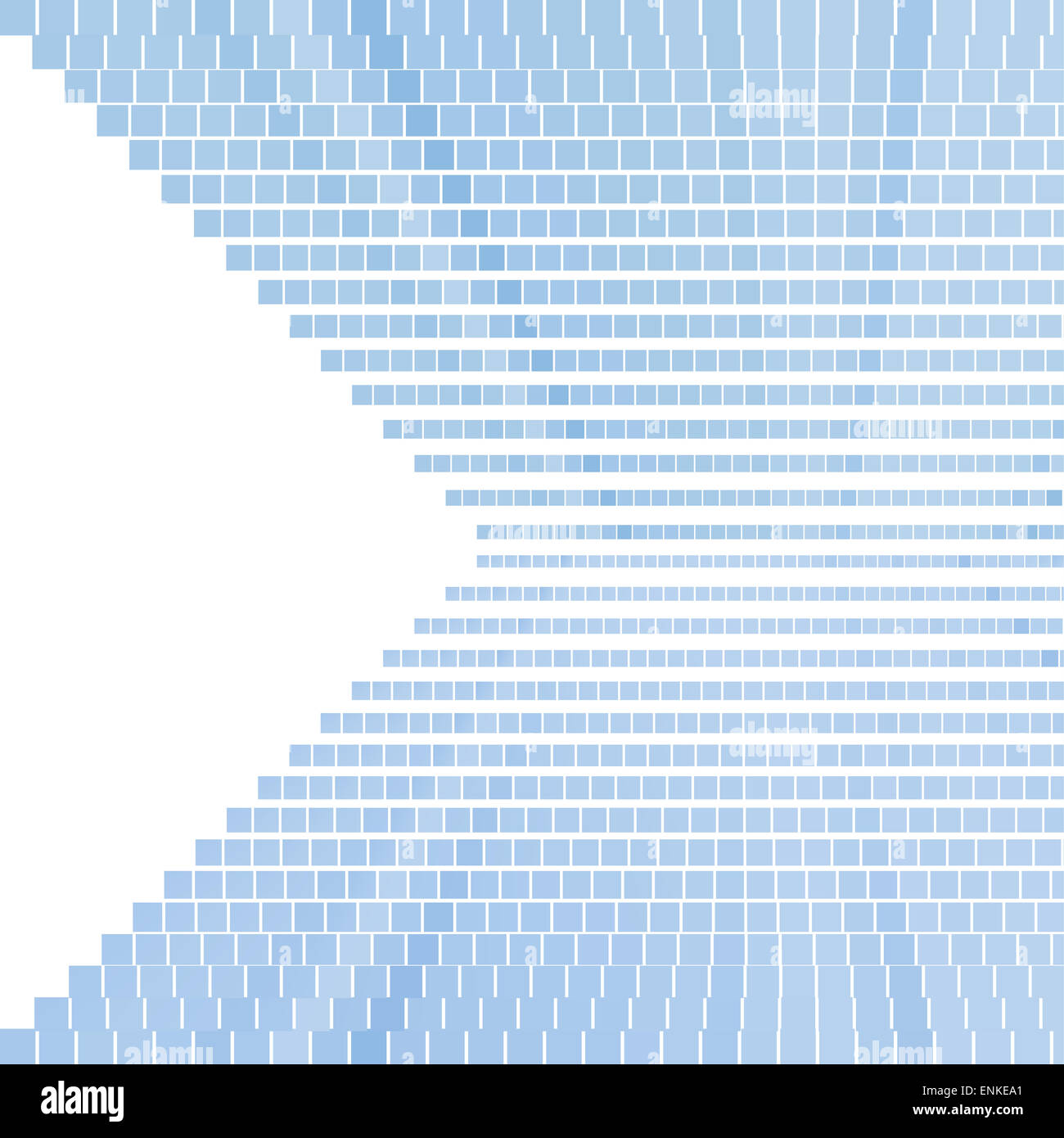 Blue square pattern. Pixel di sfondo a mosaico con spazio di copia Foto Stock