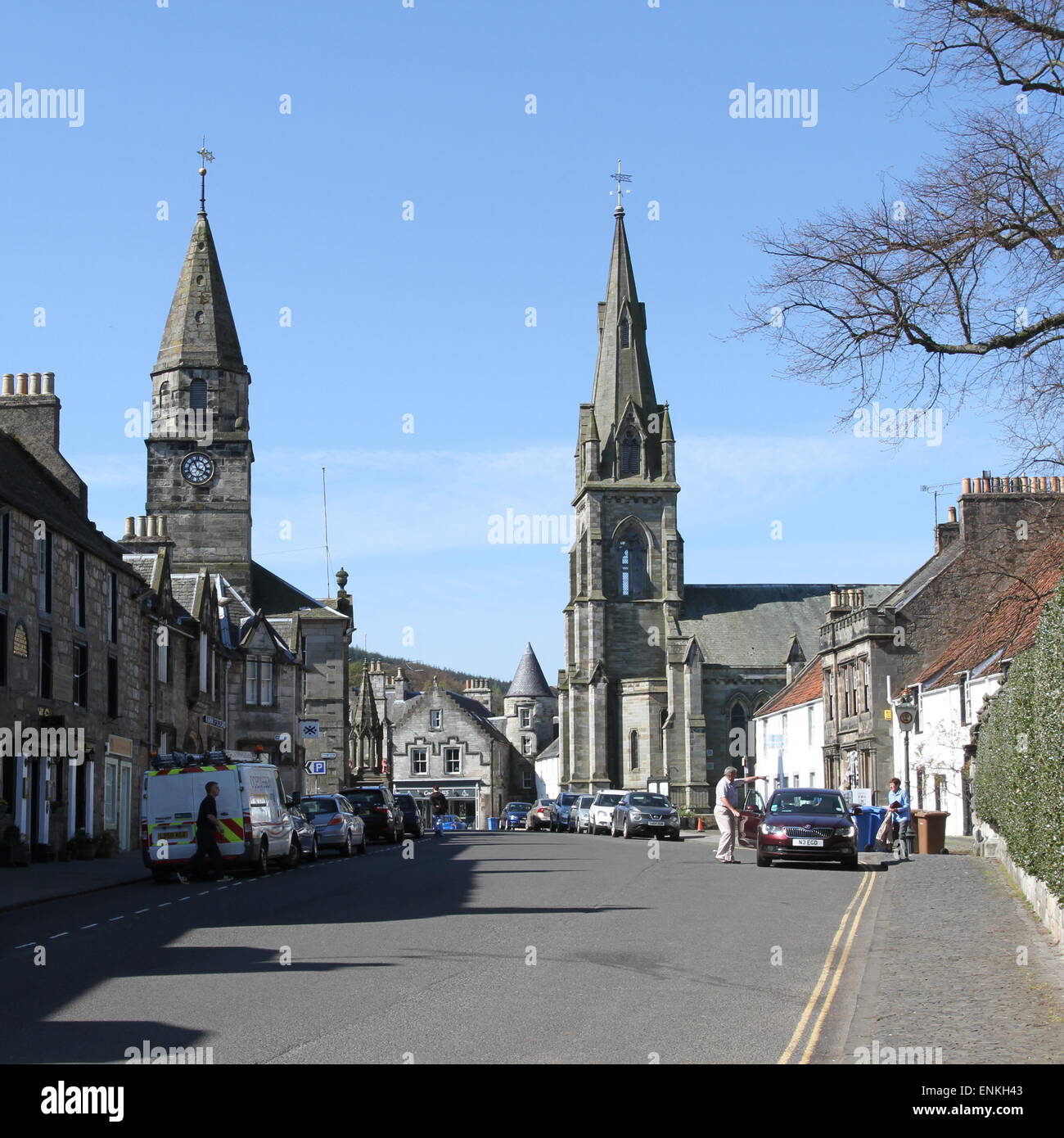 Falkland Scozia Aprile 2015 Foto Stock