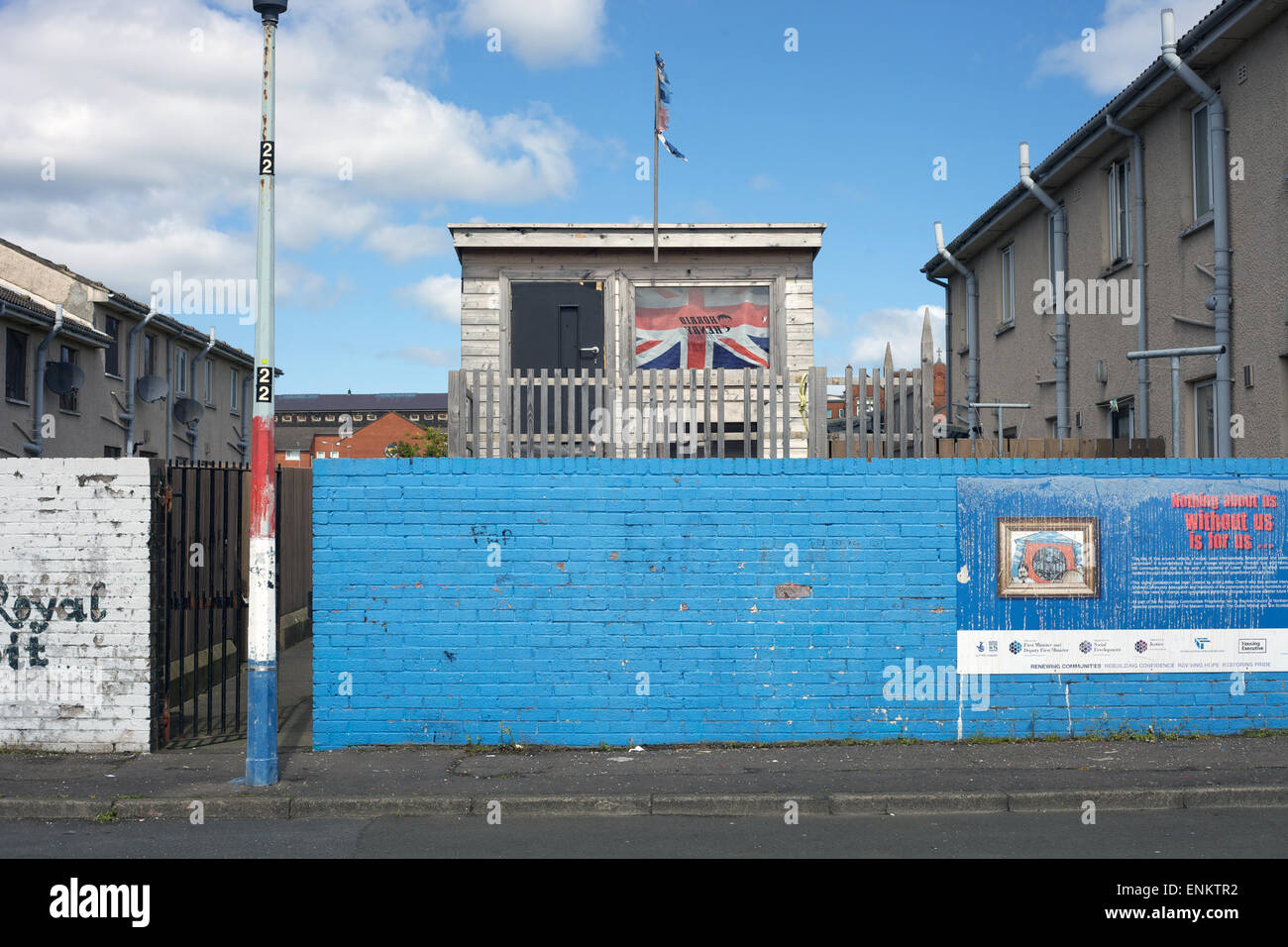 Belfast protestanti Foto Stock