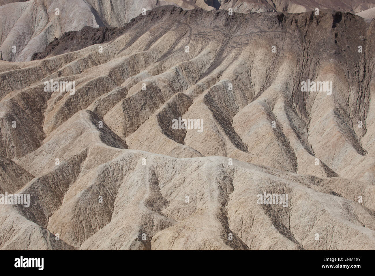 Valle della Morte, un arido paesaggio CALIFORNIA, STATI UNITI D'AMERICA Foto Stock