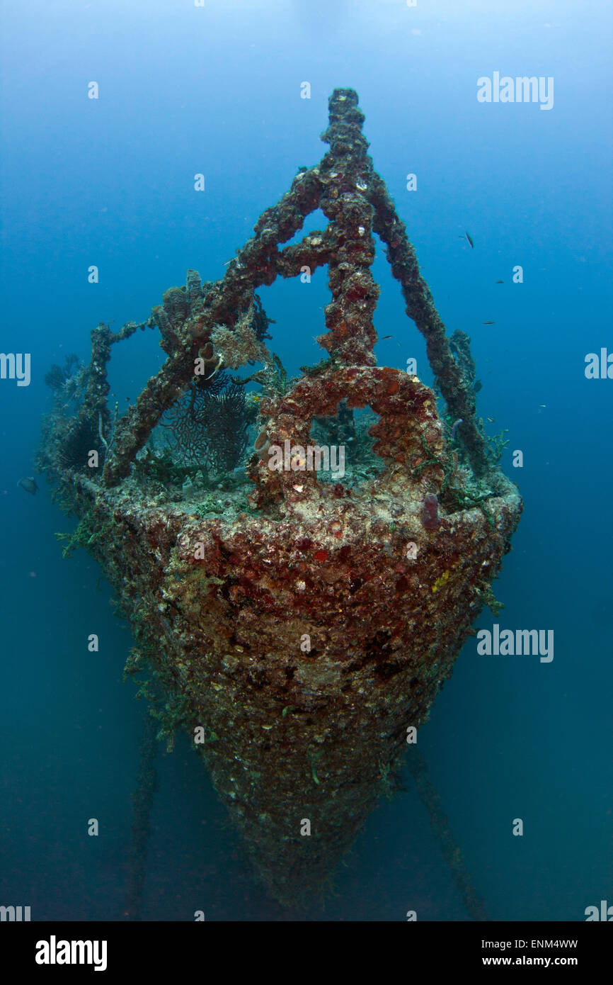 Il relitto del Spiegel Grove può essere trovato sul fondo off Key Largo, FL. Foto Stock