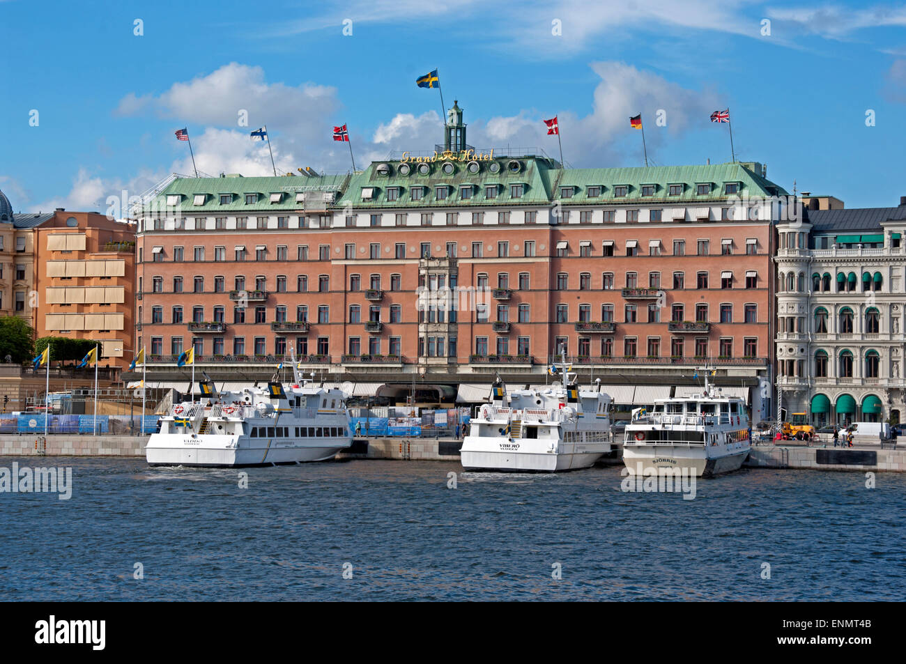 Grand Hotel, Stoccolma, Skeppsholmen, Svezia, Foto Stock