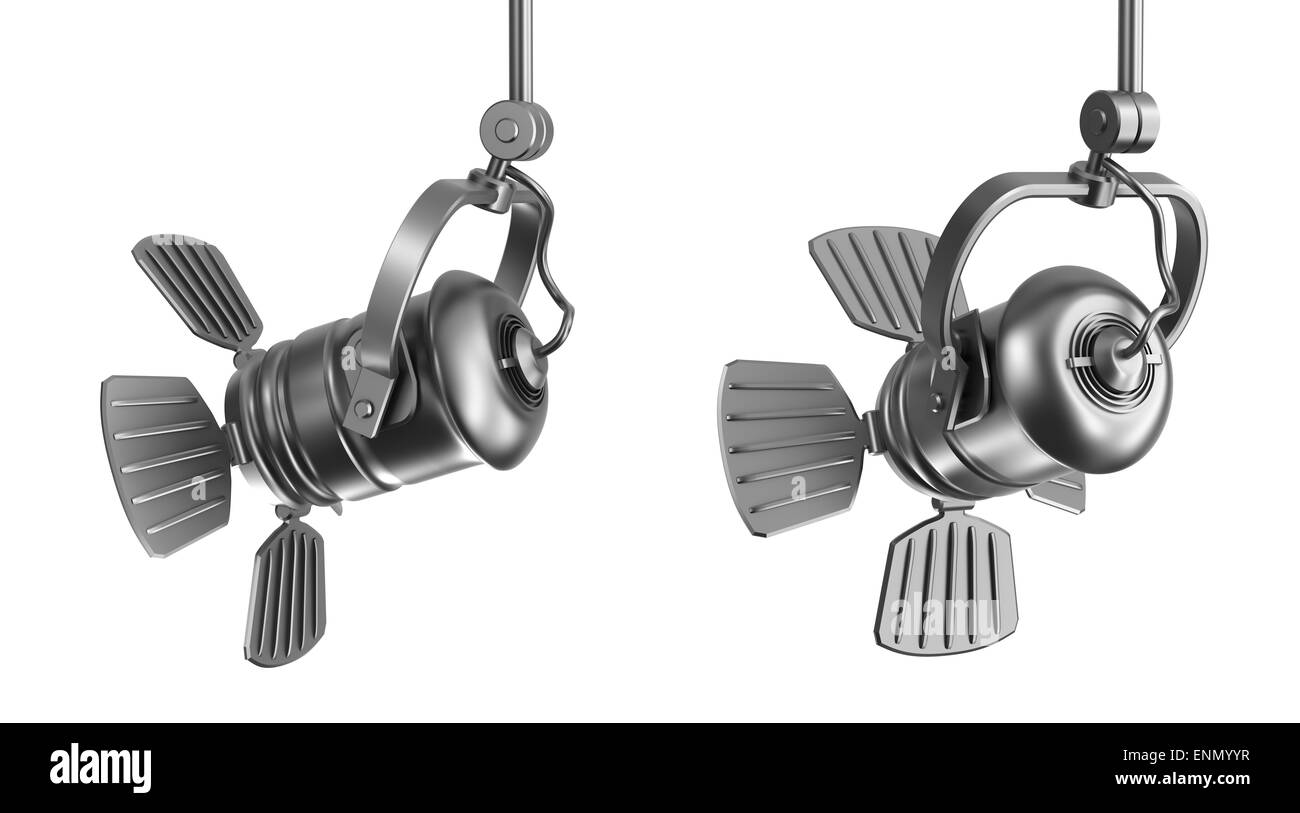 Serie di faretti. Foto Stock