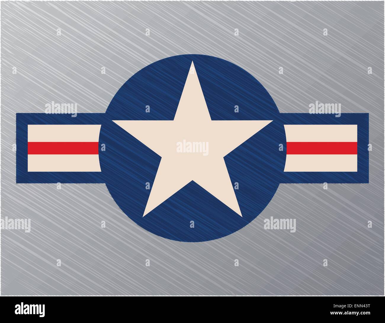 Us Air force segno Illustrazione Vettoriale