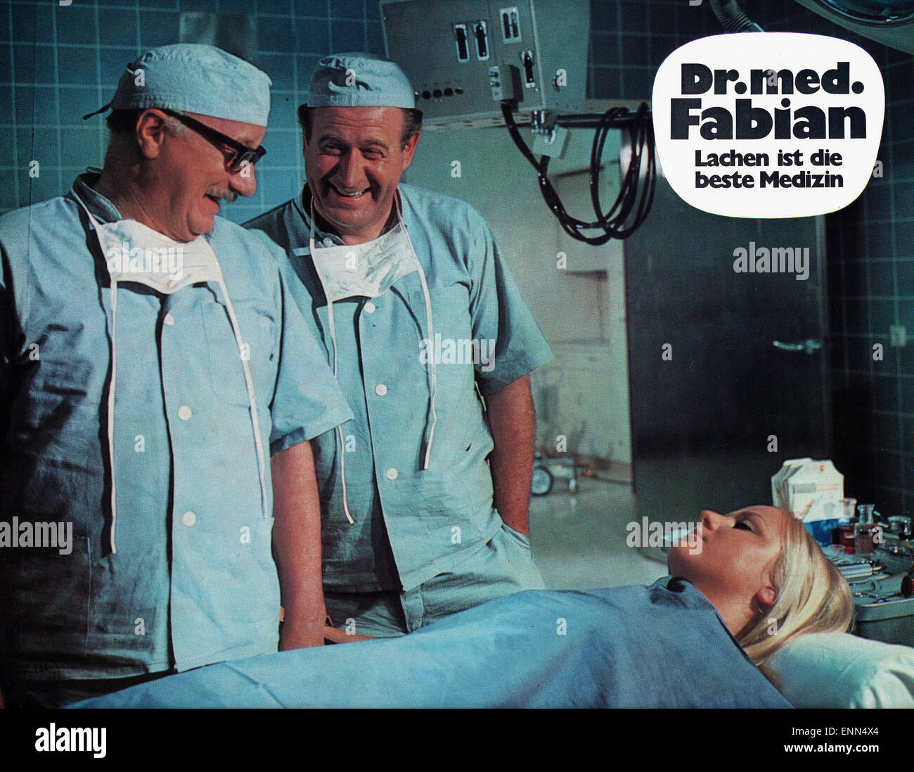Il dott. med. Fabian - Lachen ist die beste Medizin, Deutschland 1969, Regie: Harald Reinl, Darsteller: Hans Joachim Kulenkampff, Mar Foto Stock