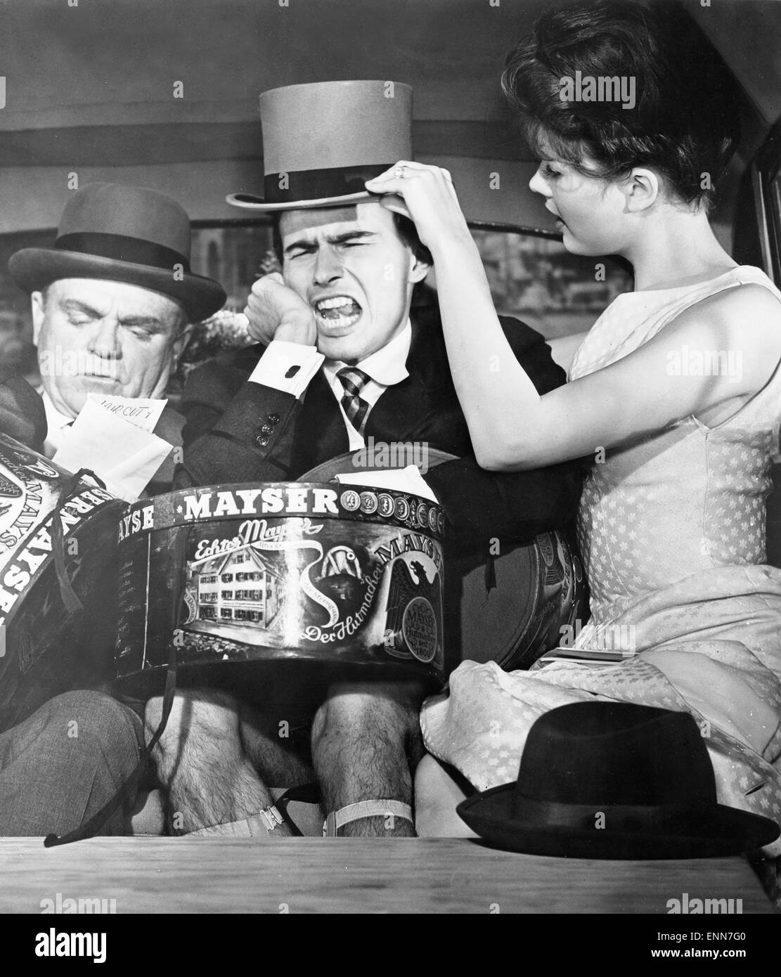 Uno, Due, Tre, USA 1961, aka: Eins, zwei, drei, Regie: Billy Wilder, Darsteller: Pamela ristorante Tiffin, Horst Buchholz, James Cagney Foto Stock