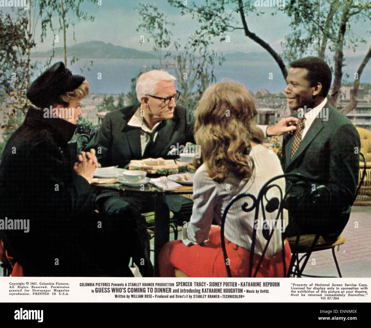 Indovina chi viene a cena, aka. Mal di ratto, wer zum Essen kommt, USA 1967, Regie: Stanley Kramer, Darsteller: Katharine Hepburn, Foto Stock