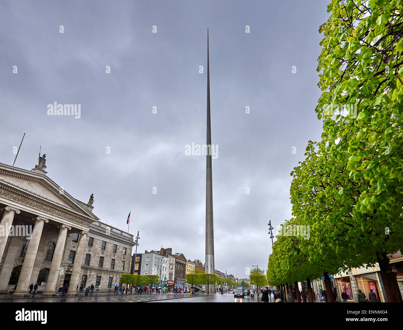 La Guglia di Dublino, in alternativa intitolato il monumento di luce Foto Stock
