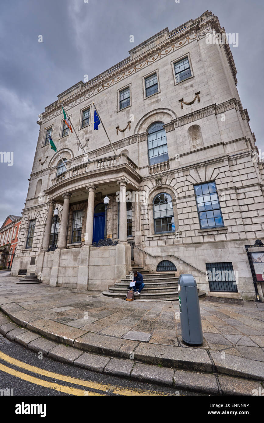 Dublino la capitale e la città più grande dell'Irlanda Foto Stock