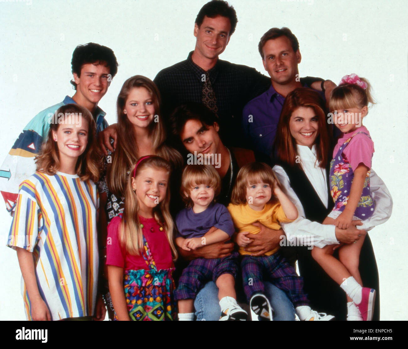 Full House, sitcom, STATI UNITI D'AMERICA 1987 - 1995, Staffel 6, Darsteller: Andrea barbiere, Scott Weinger, Candace Cameron Bure, Bob Saget Dave Foto Stock