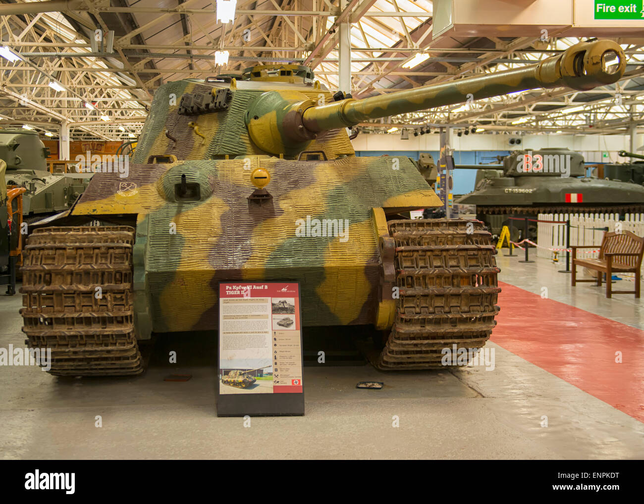 Panzer vi Tiger Tank al Museo di Bovington, Regno Unito Foto Stock