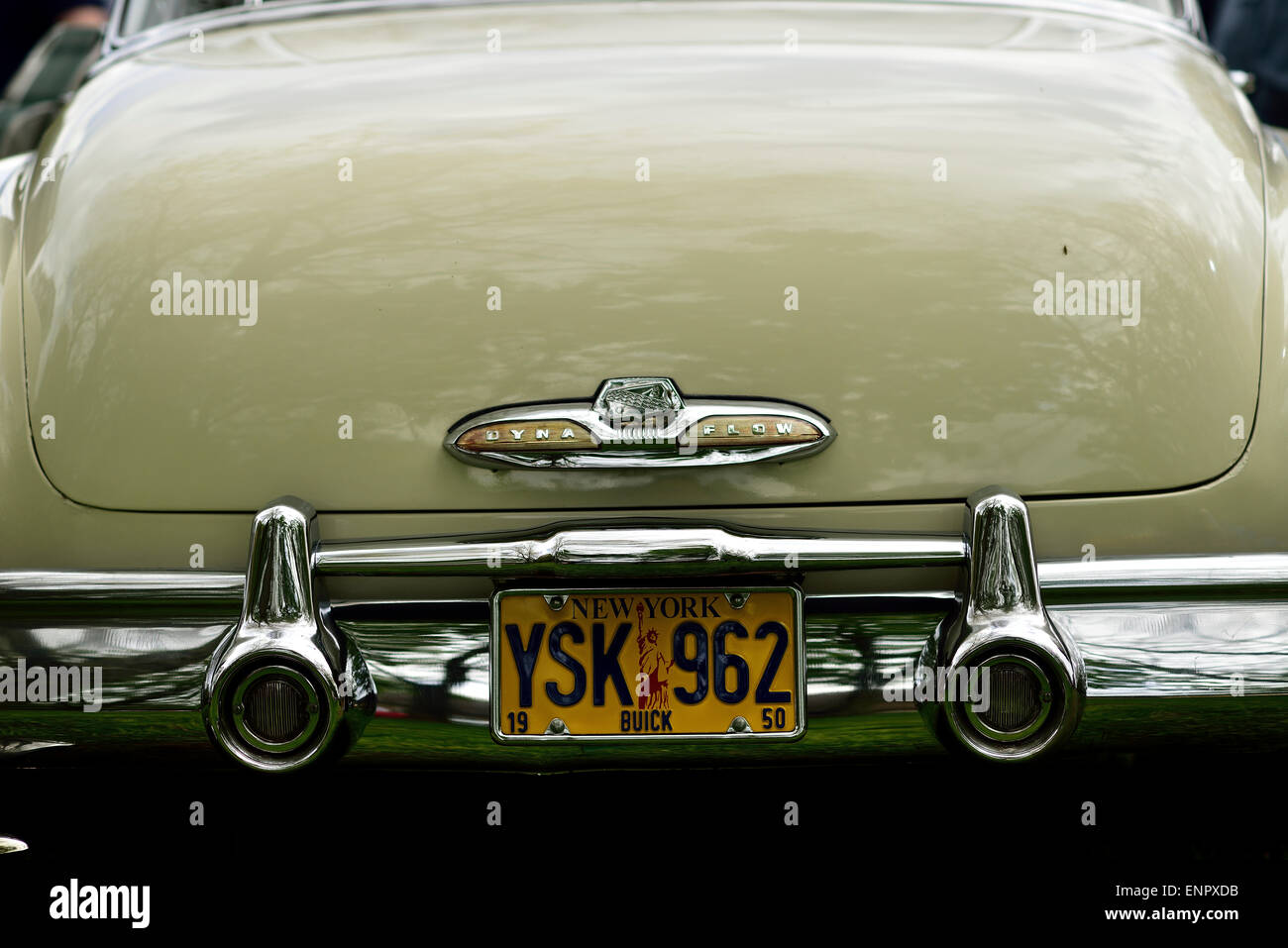 Un bellissimo American Classic Car con abbondanza di Chrome Foto Stock