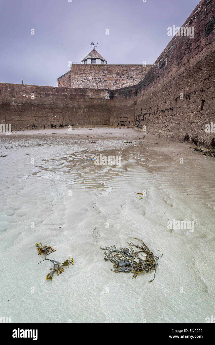 Charlestown Harbour vicino a St Austell in Cornovaglia Inghilterra Regno Unito Foto Stock