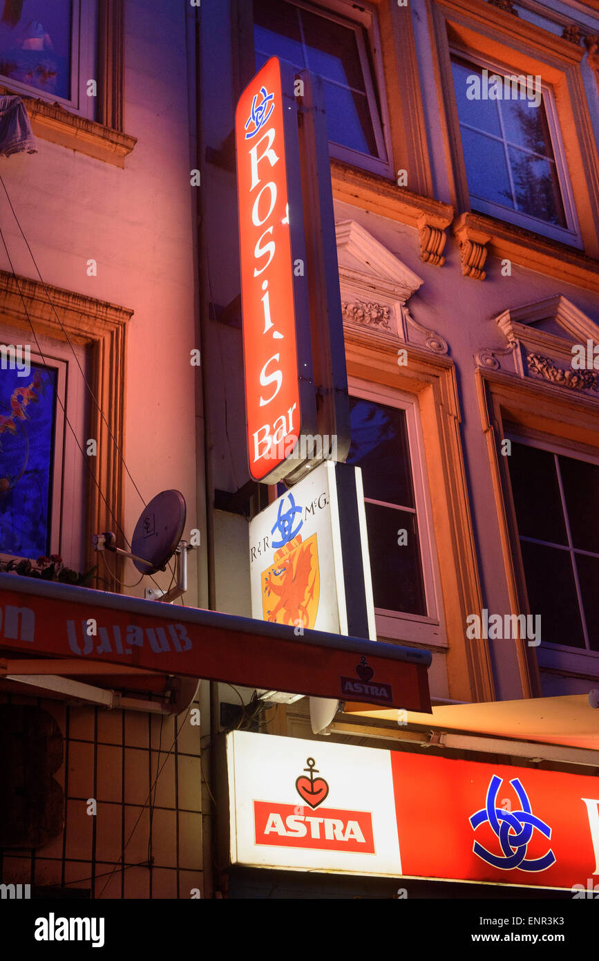 Rosi's Bar, Hamburger Berg, Hamburg-St.Pauli, Germania Foto Stock