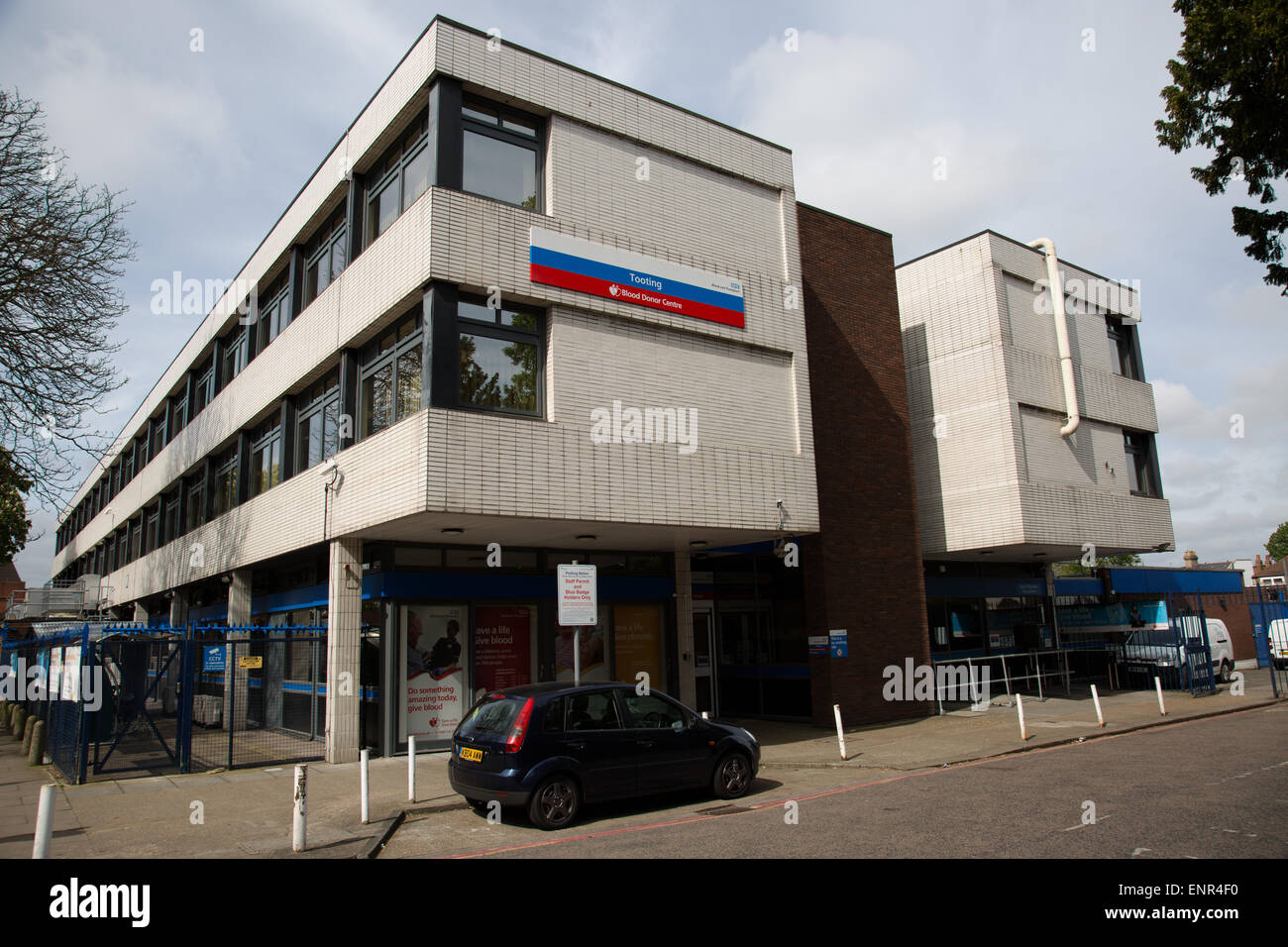 La banca del sangue St Georges Hospital Blackshaw Road Tooting London Foto Stock