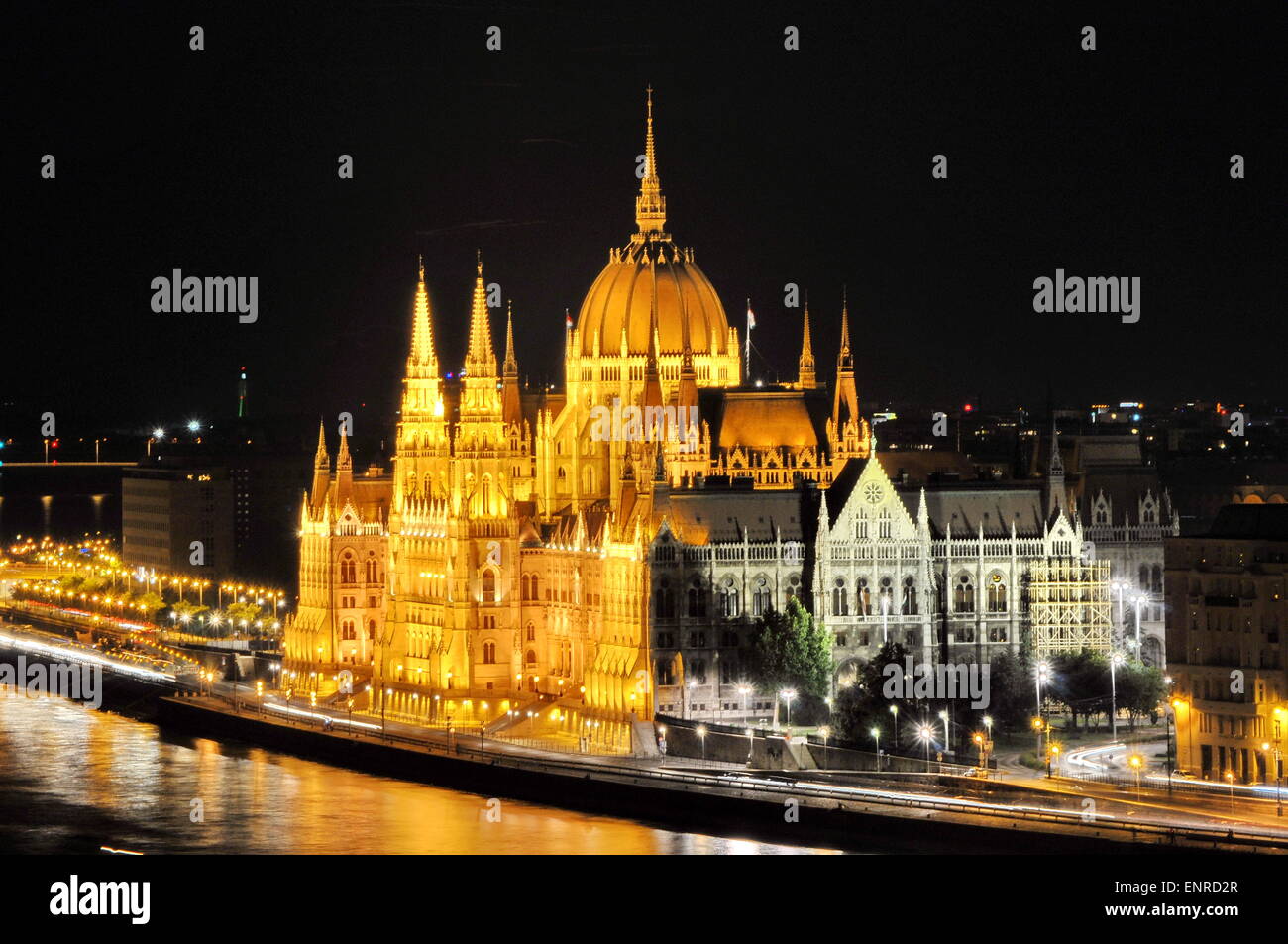 Il Parlamento di Ungheria, Budapest Foto Stock