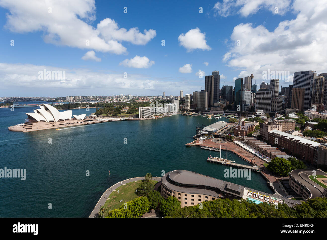Sydney Harbour panorama Foto Stock