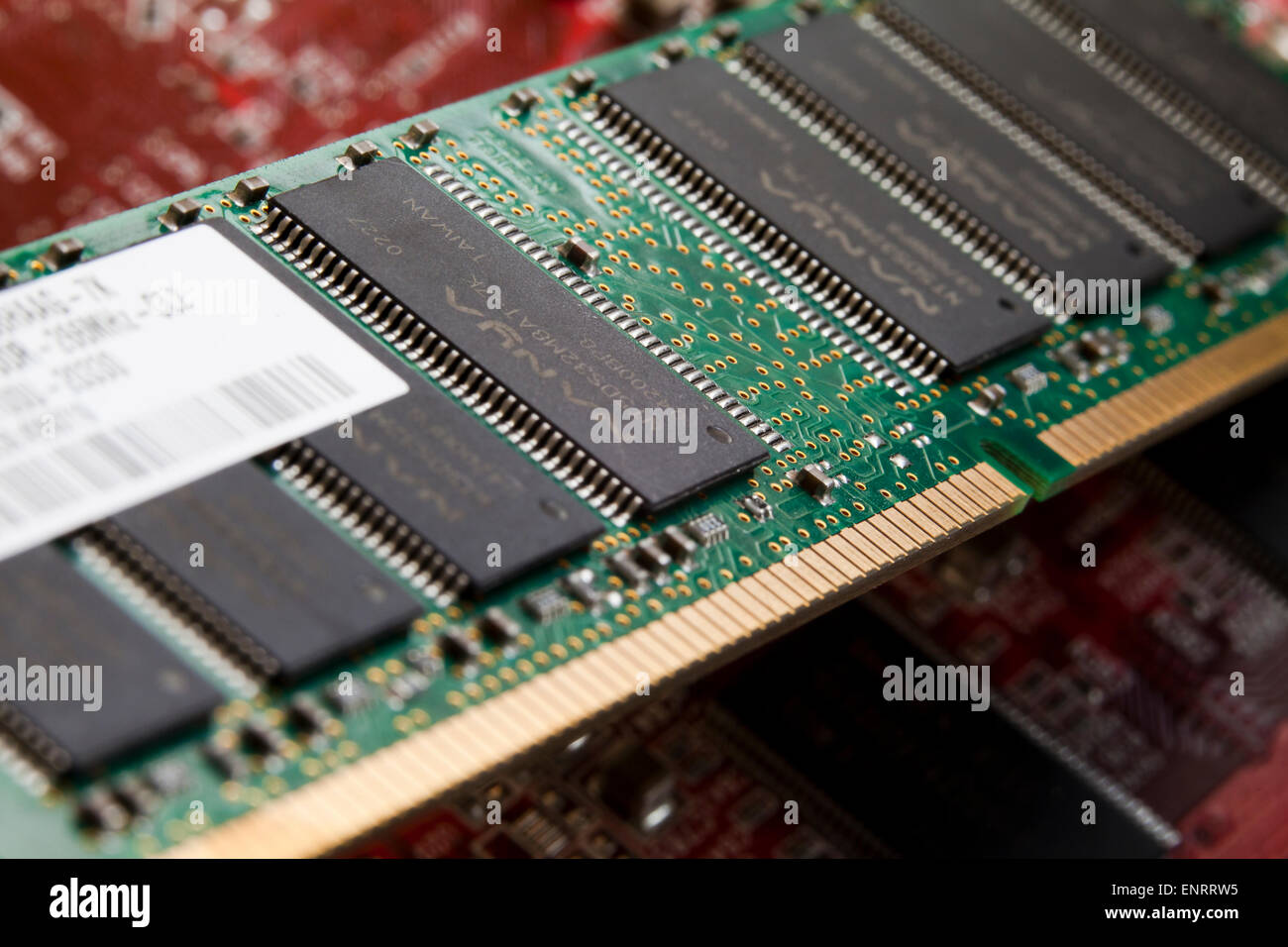 SDRAM DDR3 computer memory card contatti - USA Foto Stock