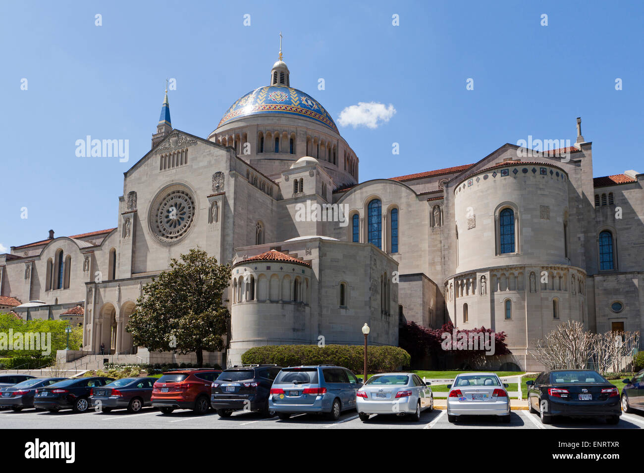 Il Santuario nazionale dell'Immacolata Concezione - Washington, DC USA Foto Stock