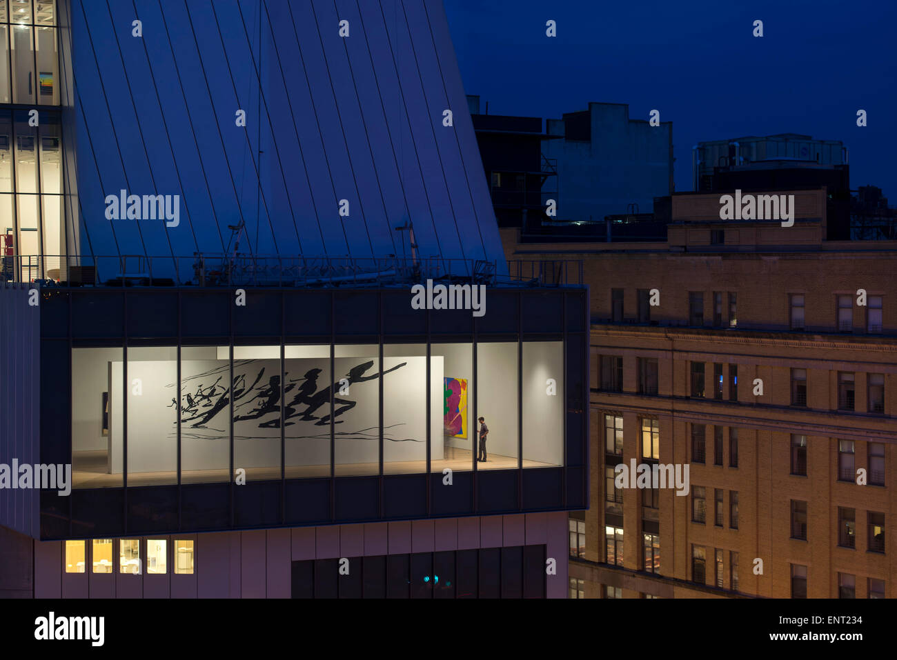Whitney Museum of American Art, New York, Stati Uniti. Architetto: Renzo Piano Building Workshop, 2015. Foto Stock
