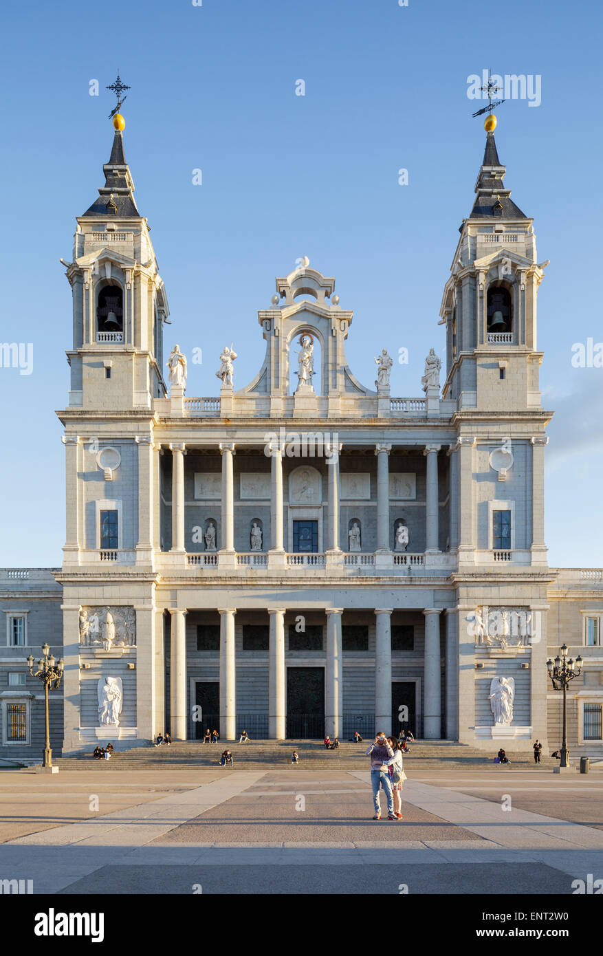 Santa Maria la Real de La Almudena cattedrale, Madrid, Spagna Foto Stock
