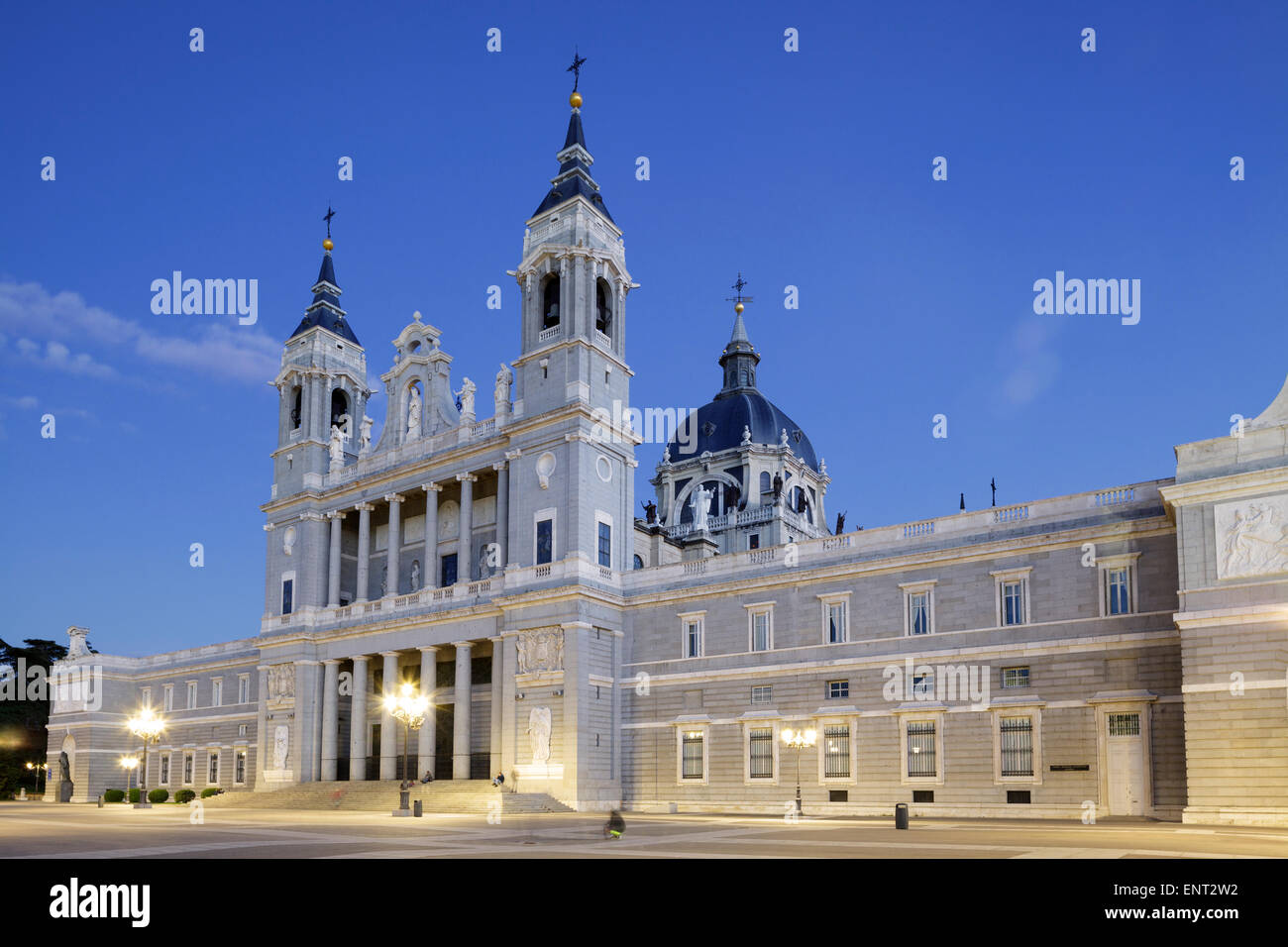 Santa Maria la Real de La Almudena cattedrale, Madrid, Spagna Foto Stock