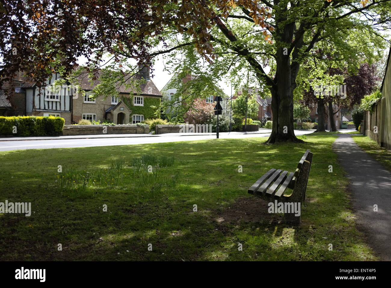 Rurale scena di idilliaci Ickleford in Nord Hertfordshire Foto Stock