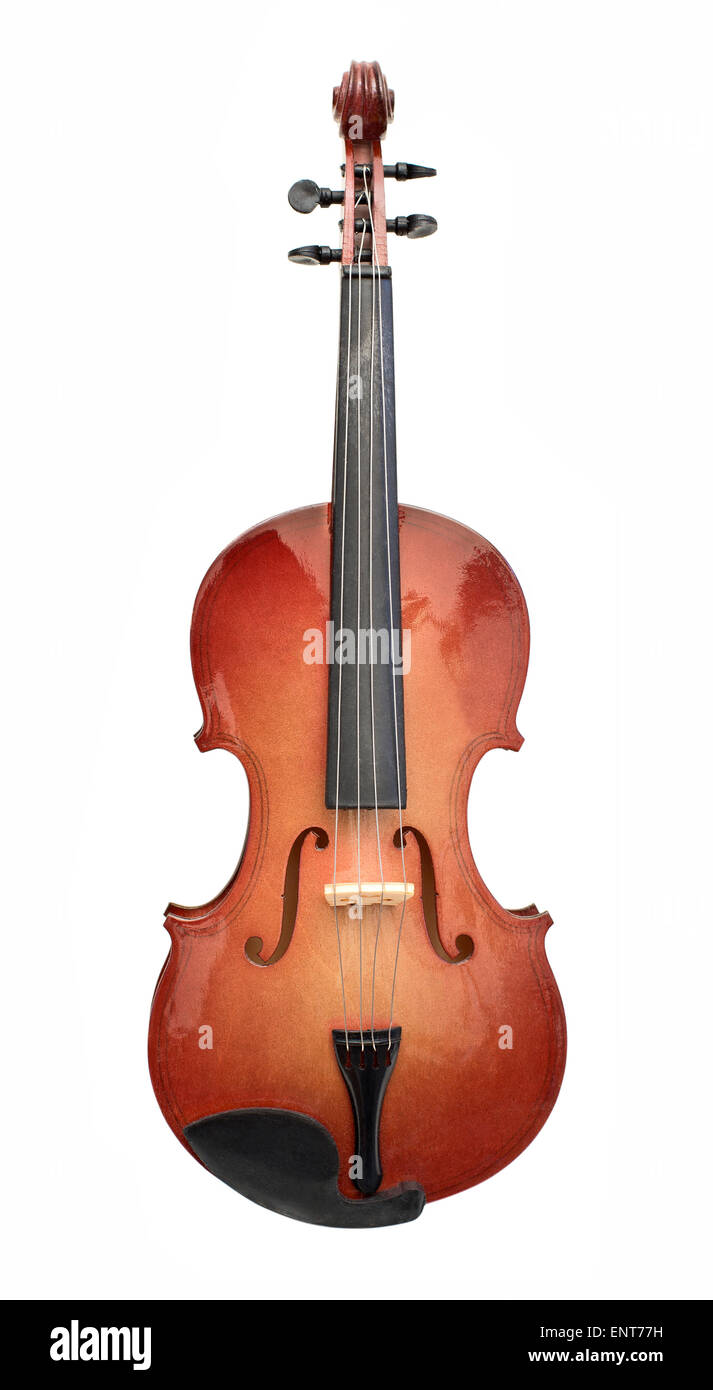 Violino di legno Foto Stock