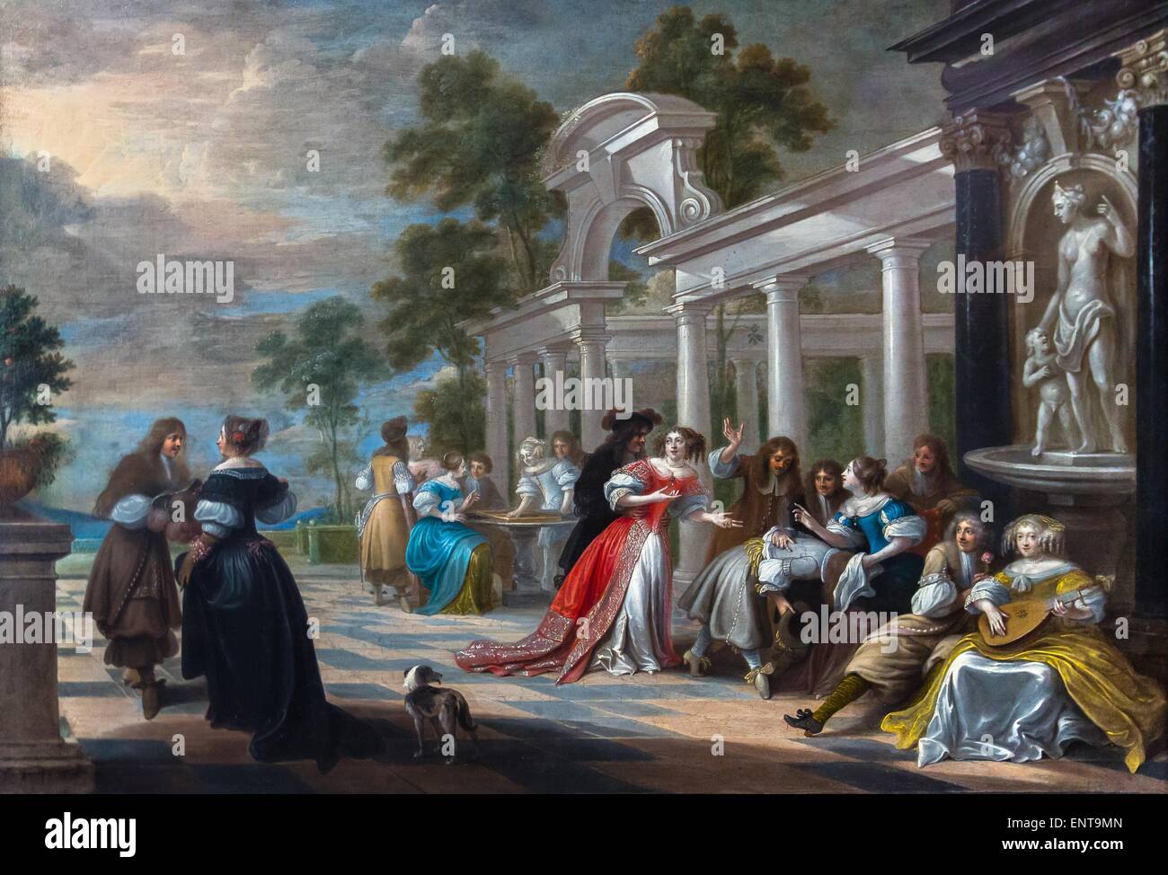 Il gioco 'main chaude' Olio su tela 26/09/2013 - XVII secolo raccolta Foto Stock