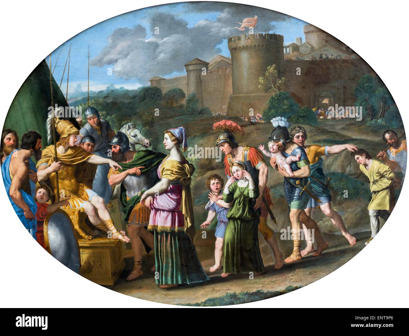 Captive Timoclee portato prima Alessandro 26/09/2013 - XVII secolo raccolta Foto Stock