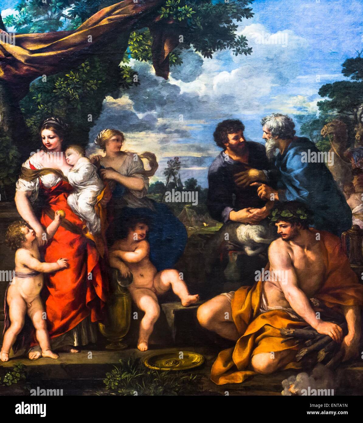 L'alleanza di Giacobbe e Labano 02/10/2013 - XVII secolo raccolta Foto Stock