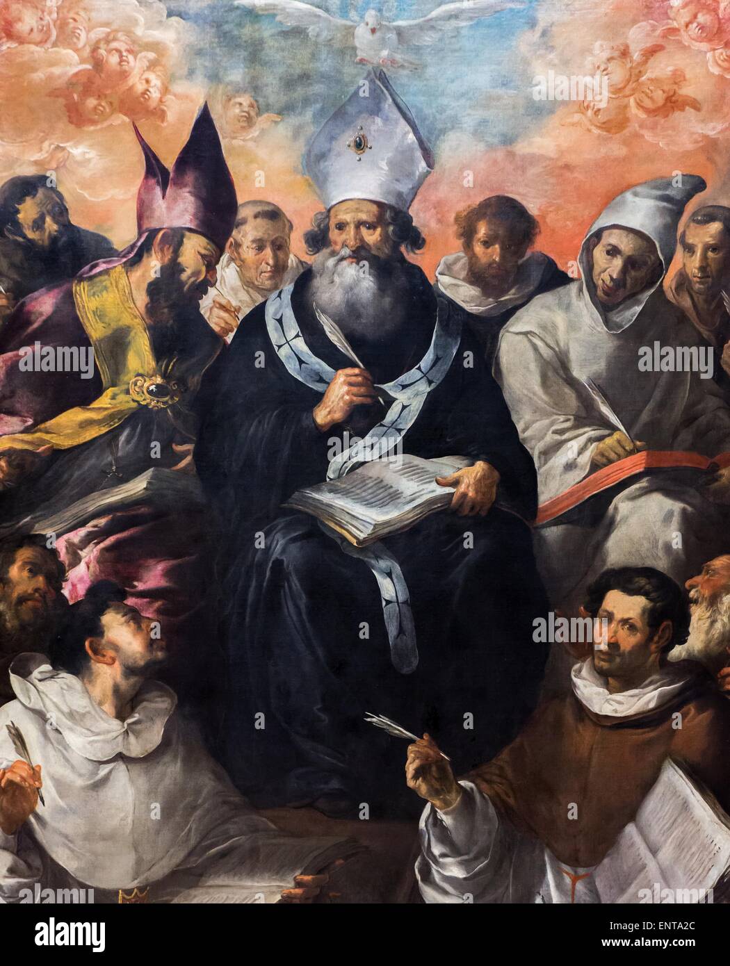 San Basilio a dettare la sua dottrina 02/10/2013 - XVII secolo raccolta Foto Stock