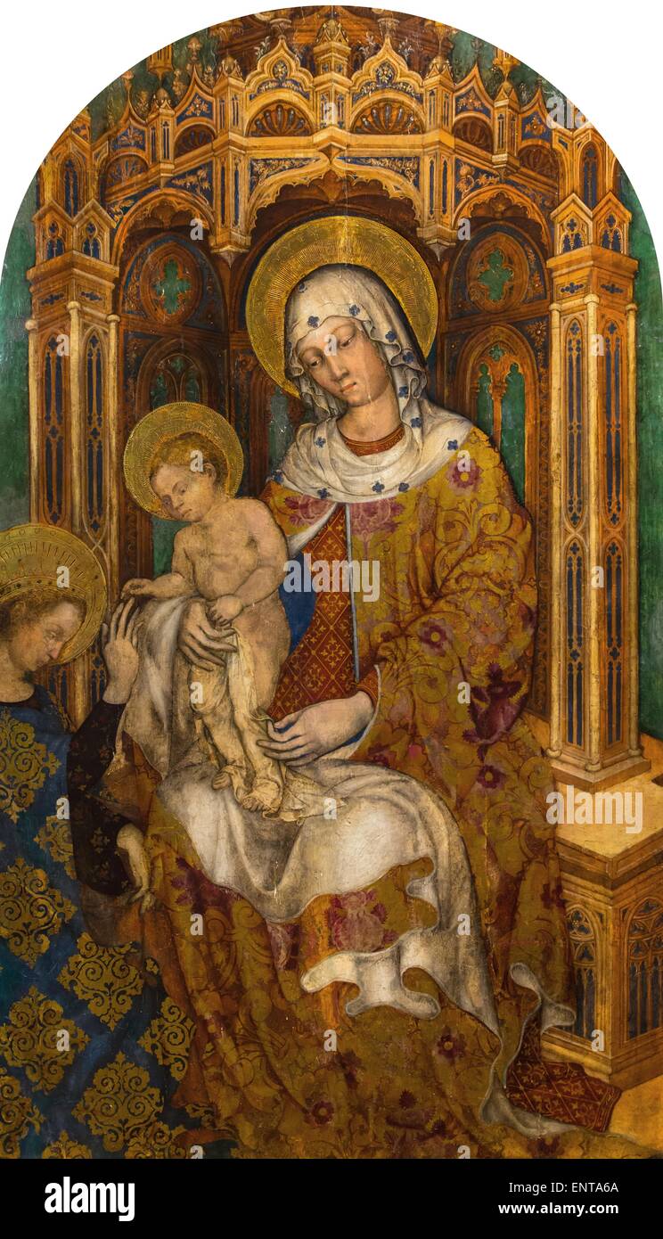 Il matrimonio mistico di Santa Caterina di Alessandria 25/10/2013 - XV secolo raccolta Foto Stock